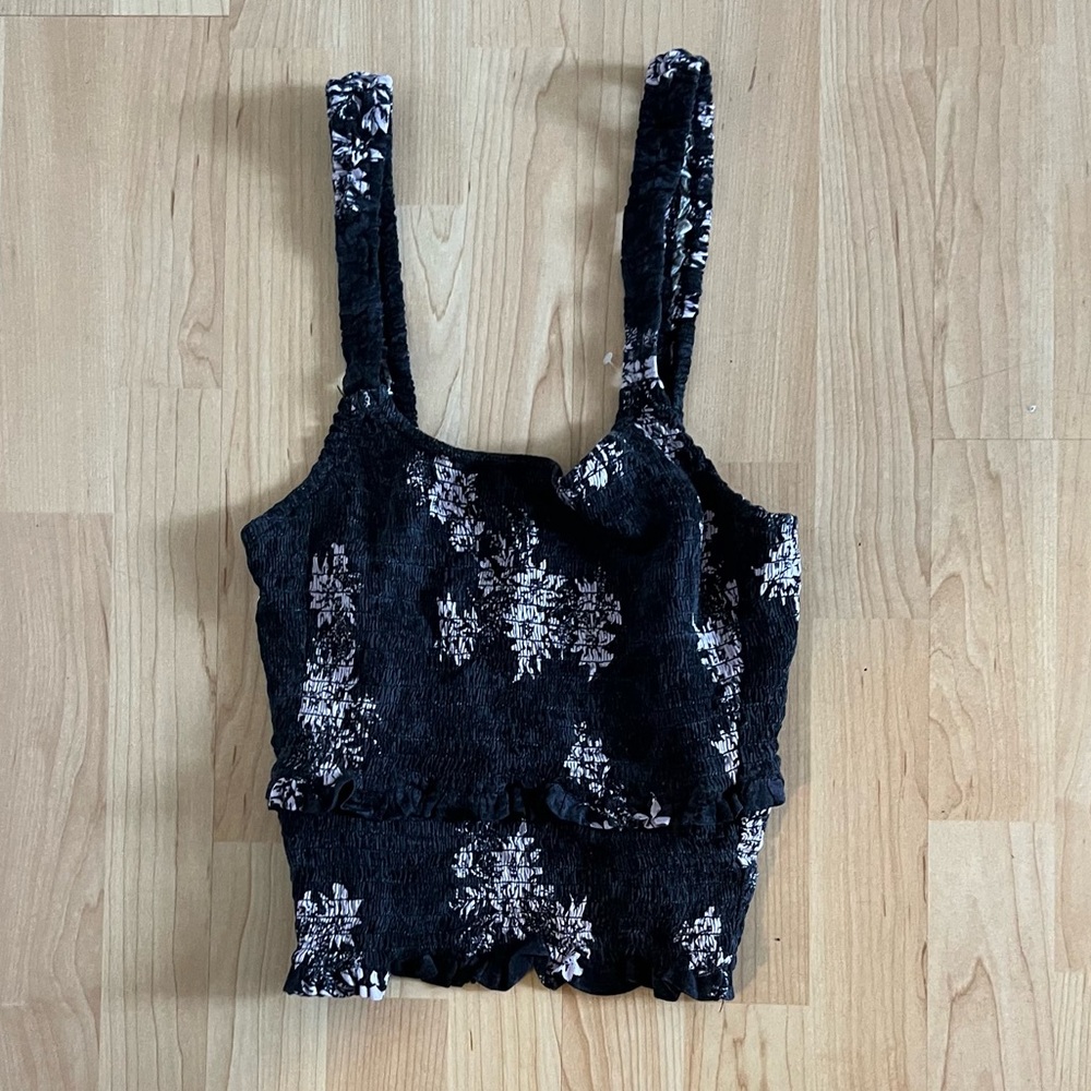 Free People Floral tank top NWOT